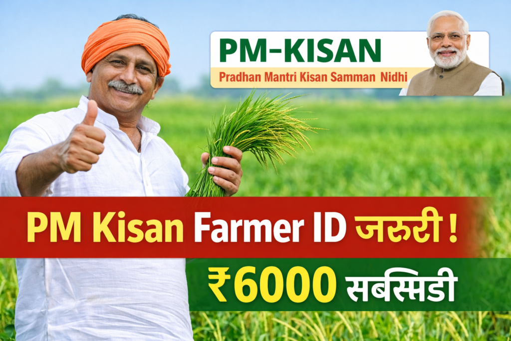PM Kisan Farmer ID ₹6000 Subsidy – Latest Government Update
