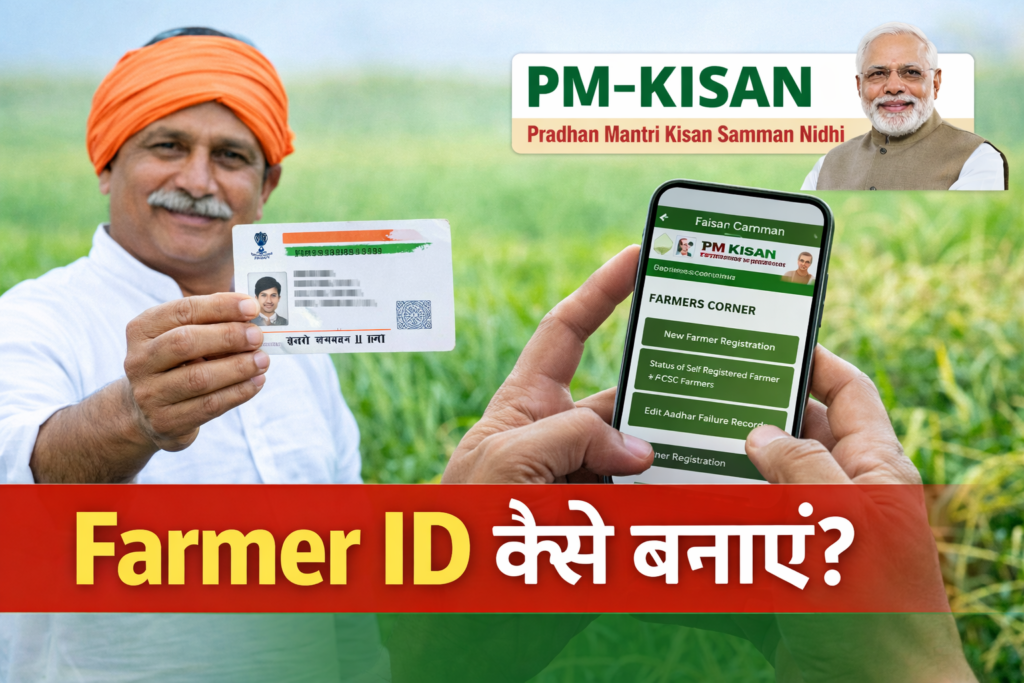 Farmer ID कैसे बनाएं – PM Kisan ₹6000 Subsidy Apply Process