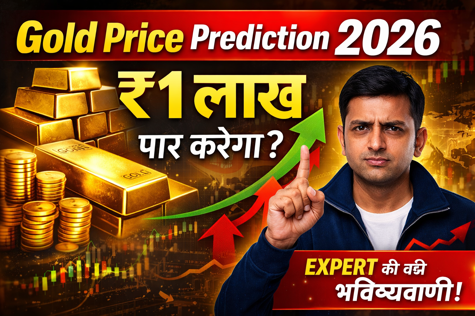 Gold Price Prediction 2026 क्या सोना ₹1 लाख पार करेगा एक्सपर्ट की भविष्यवाणी