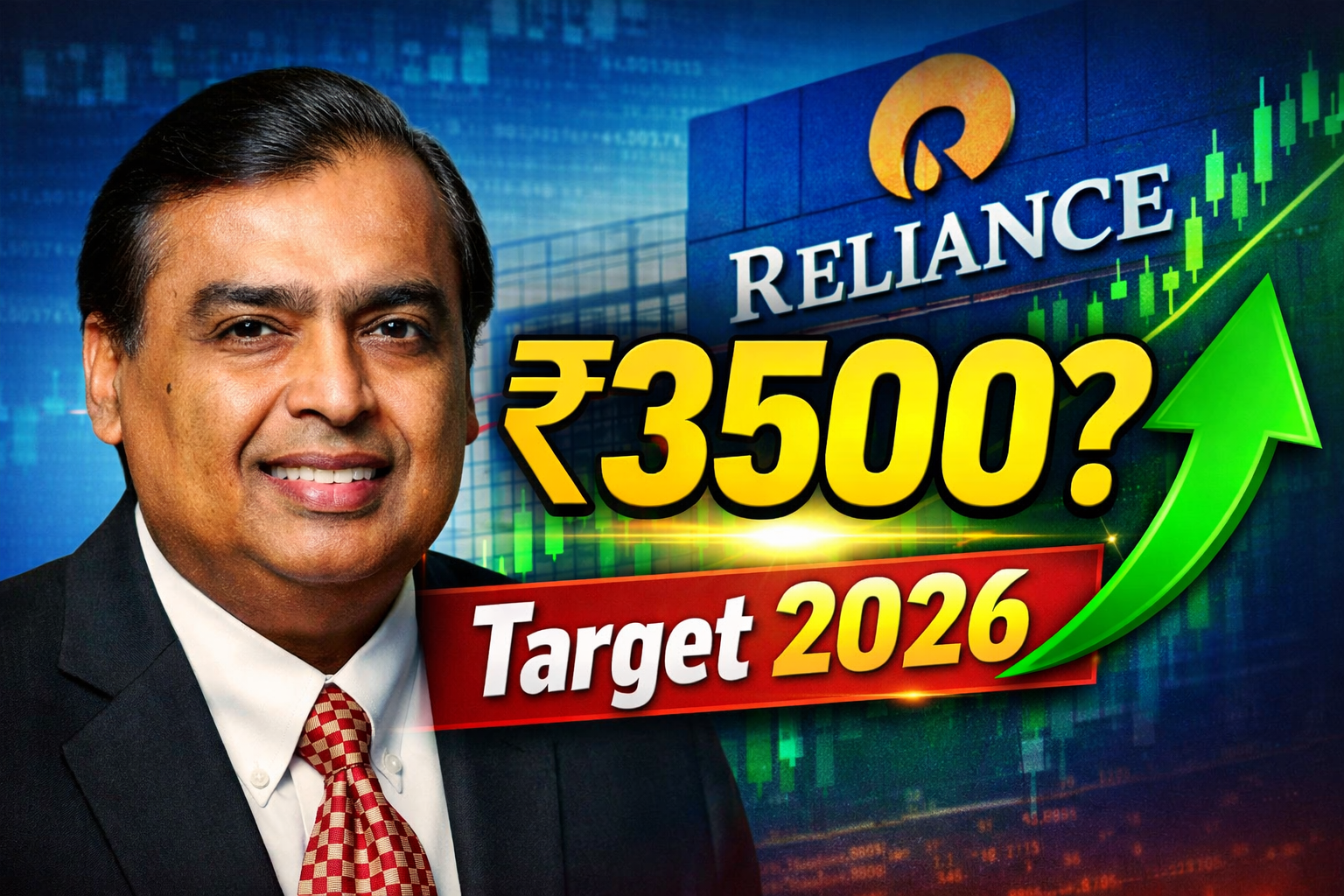 “Reliance Share Price Target 2026 ₹3500 prediction Mukesh Ambani stock analysis”